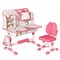 2Pcs/Set Premium Kids Study Desk Chair Set Height Adjustable Children School Study Table Chair Set Ergonomic Desk Chair